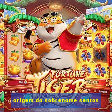 origem do sobrenome santos